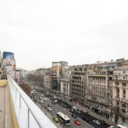 Modern Loft With View In Piata Romana アパート