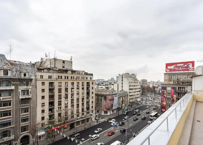 Modern Loft With View In Piata Romana Διαμέρισμα